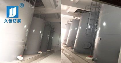 广东广州水务45立方钢衬PE次氯酸钠储罐项目案例