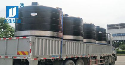 广东自来水厂10吨PE次氯酸钠储罐项目案例